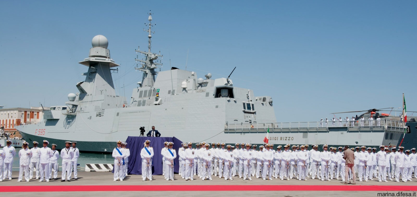 f-595 luigi rizzo its nave bergamini fremm class guided missile frigate italian navy marina militare 29