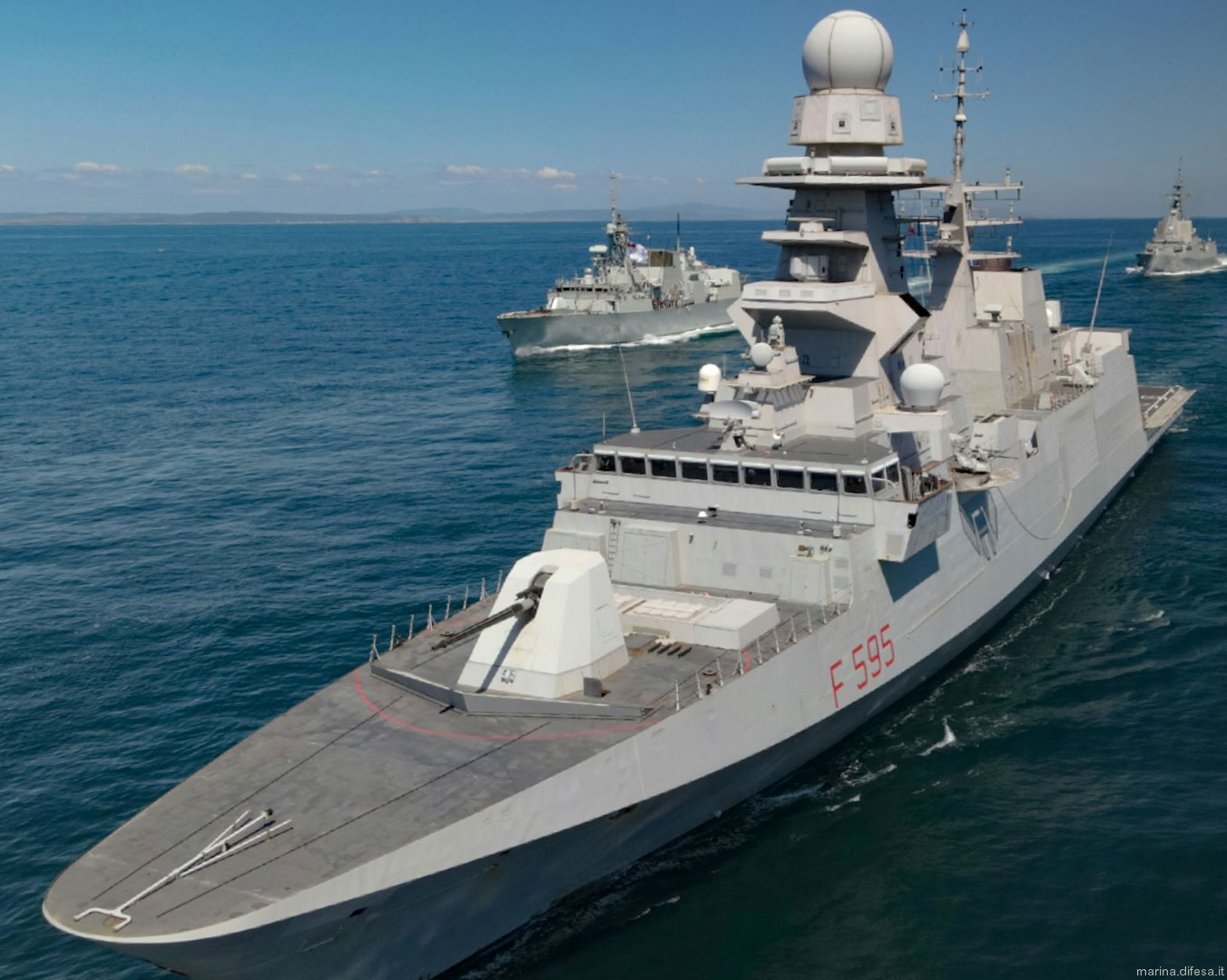 f-595 luigi rizzo its nave bergamini fremm class guided missile frigate italian navy marina militare 37