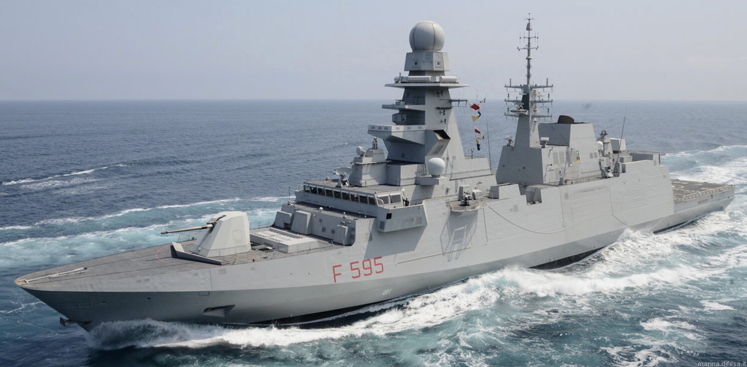 f-595 luigi rizzo its nave bergamini fremm class guided missile frigate italian navy marina militare 38