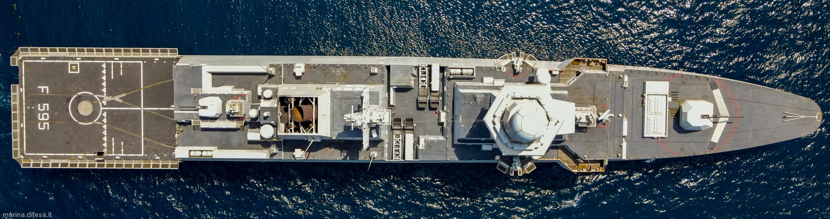 f-595 luigi rizzo its nave bergamini fremm class guided missile frigate italian navy marina militare 39