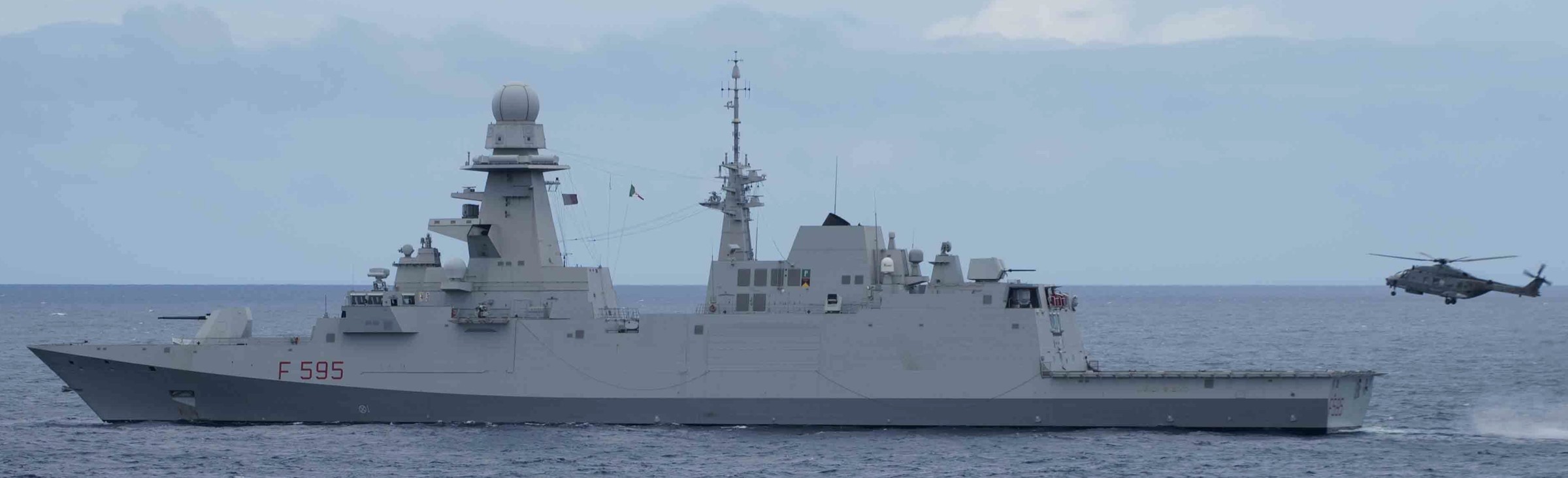 f-595 luigi rizzo its nave bergamini fremm class guided missile frigate italian navy marina militare 41