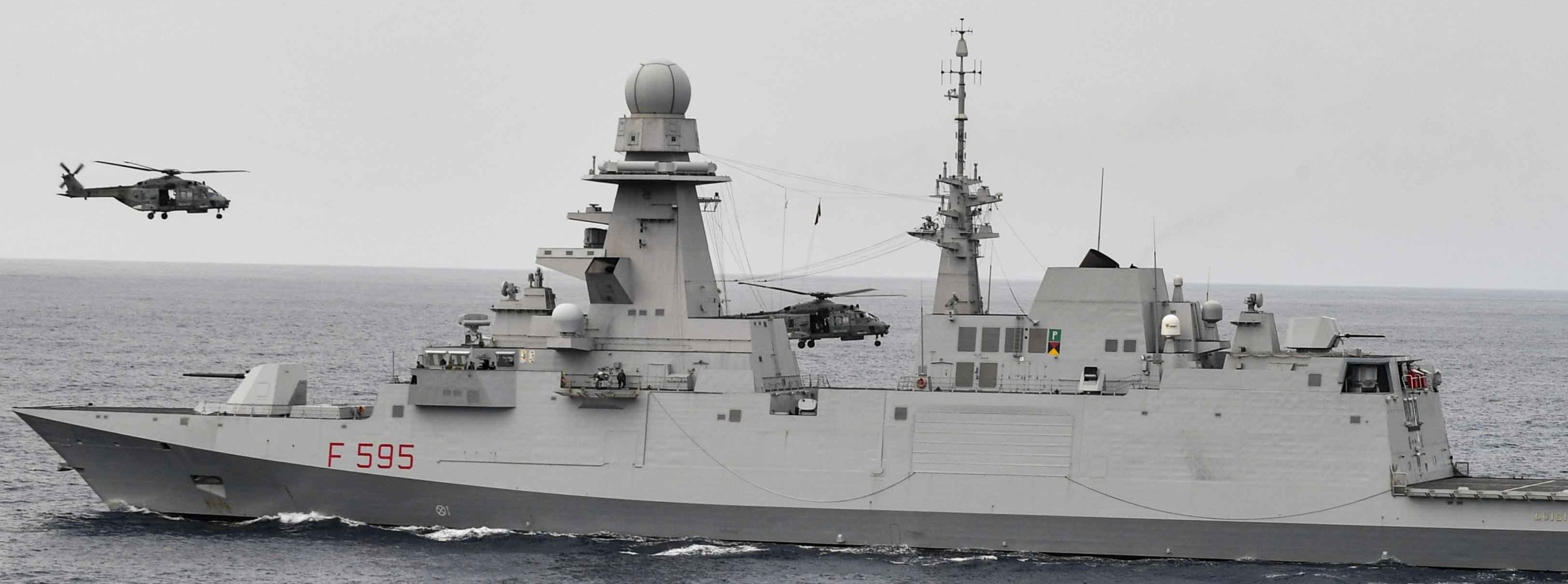 f-595 luigi rizzo its nave bergamini fremm class guided missile frigate italian navy marina militare 43