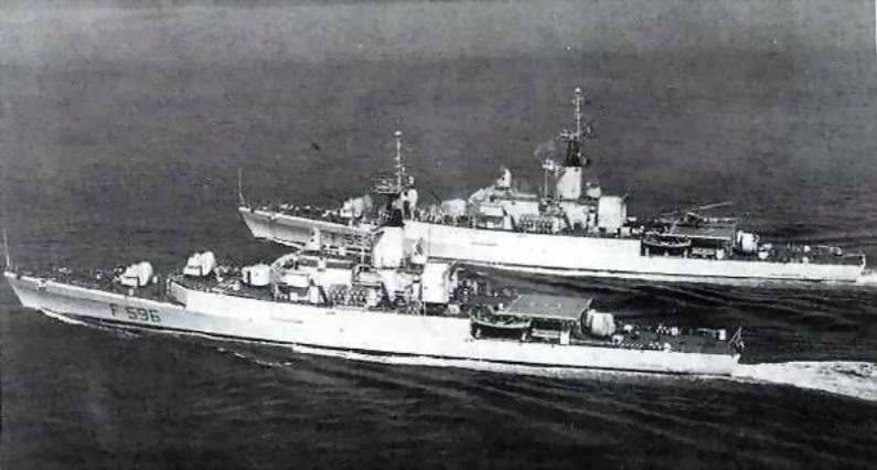 its luigi rizzo f 596 frigate italian navy