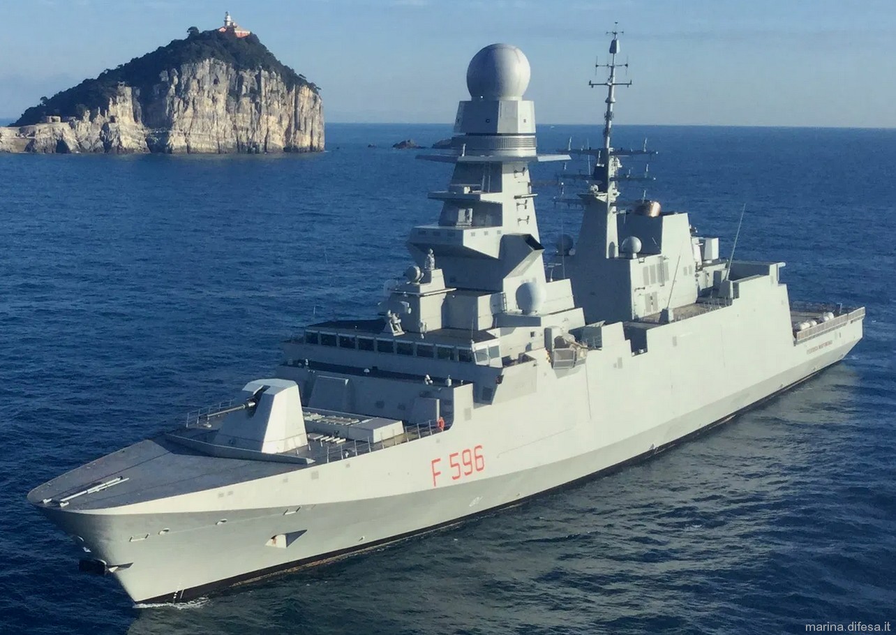 f-596 federico martinengo its nave bergamini fremm class guided missile frigate italian navy marina militare 03