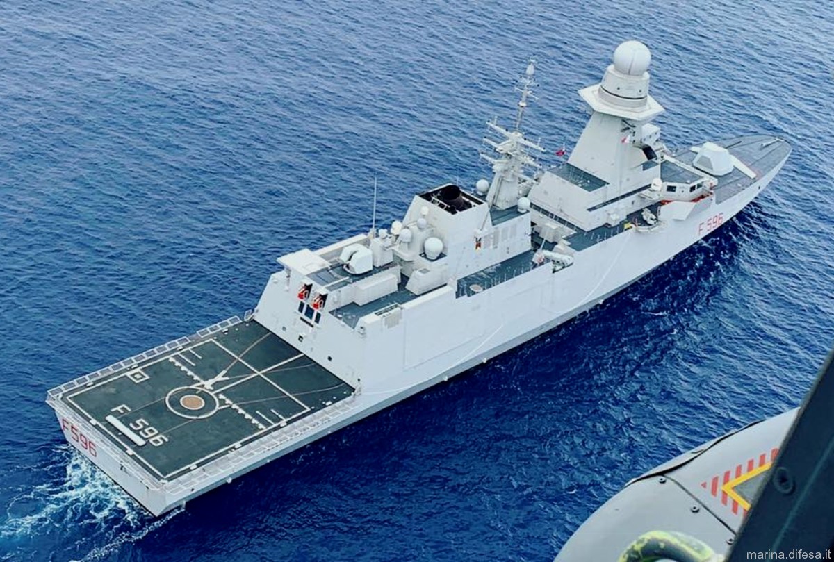 f-596 federico martinengo its nave bergamini fremm class guided missile frigate italian navy marina militare 07