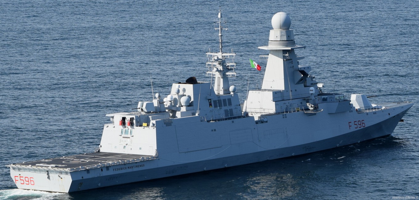 f-596 federico martinengo its nave bergamini fremm class guided missile frigate italian navy marina militare 30