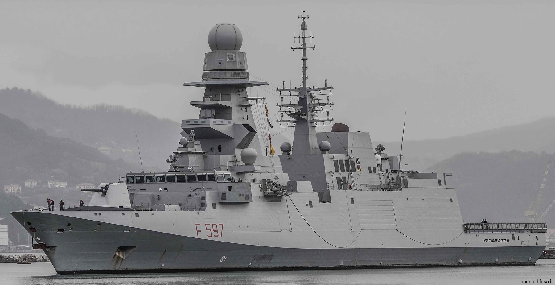 f-597 antonio marceglia its nave bergamini fremm class guided missile frigate italian navy marina militare 22