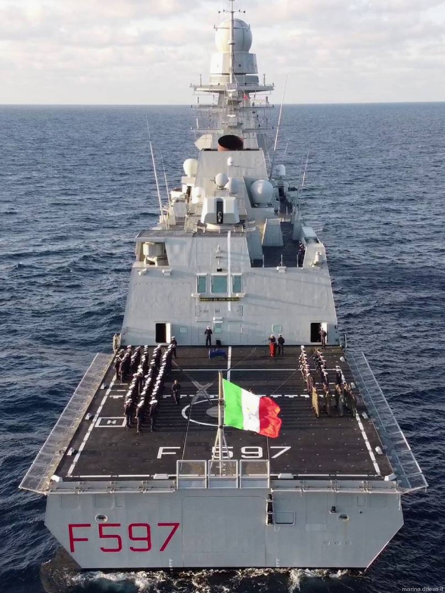 f-597 antonio marceglia its nave bergamini fremm class guided missile frigate italian navy marina militare 31