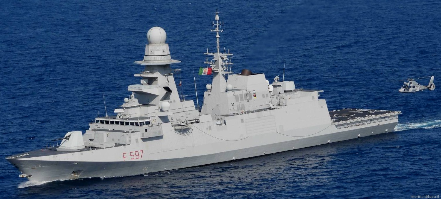f-597 antonio marceglia its nave bergamini fremm class guided missile frigate italian navy marina militare 35