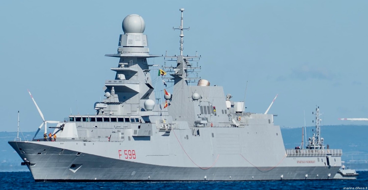f-598 spartaco schergat its nave bergamini fremm class guided missile frigate ffg italian navy marina militare 13