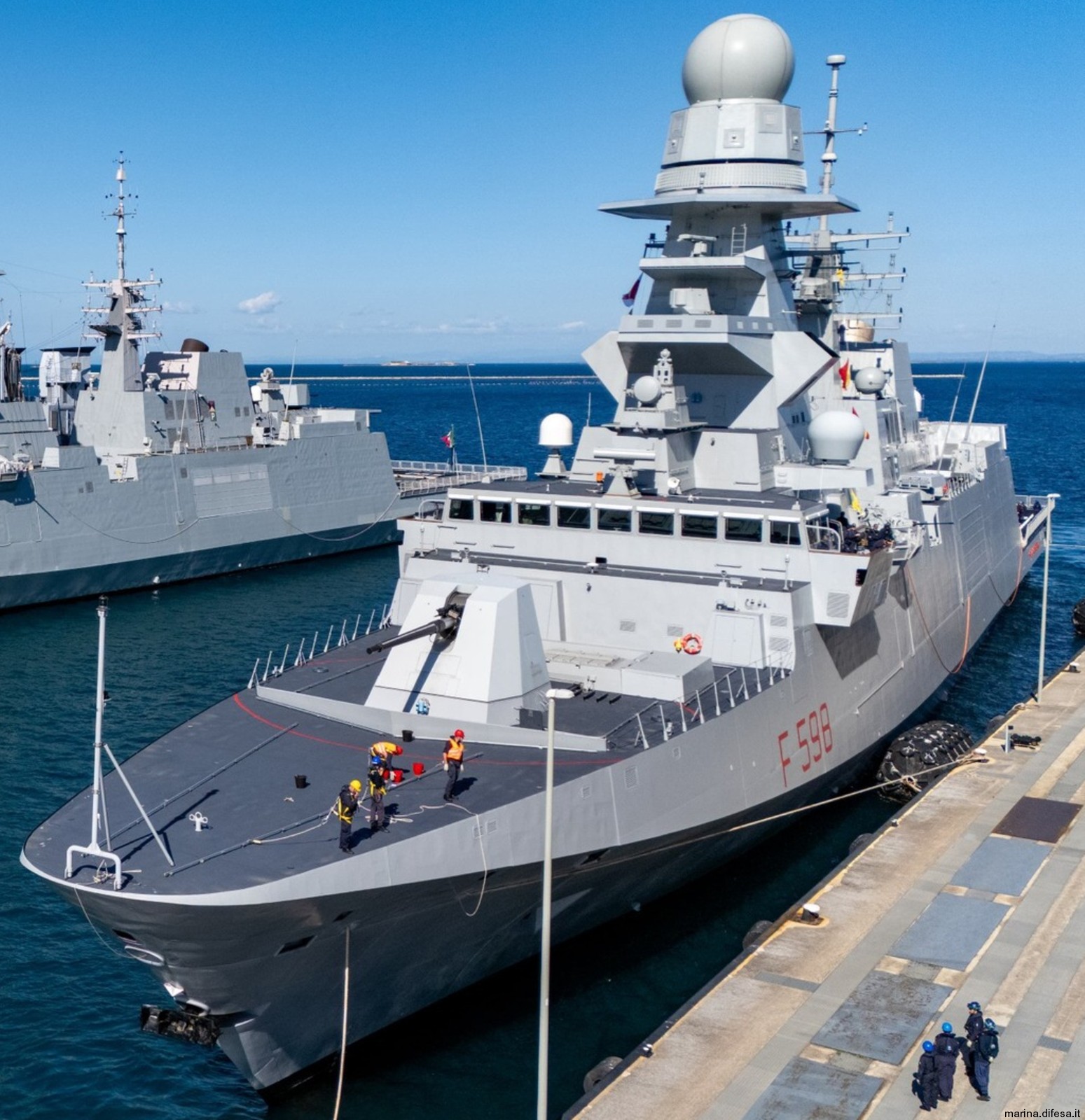 f-598 spartaco schergat its nave bergamini fremm class guided missile frigate ffg italian navy marina militare 16