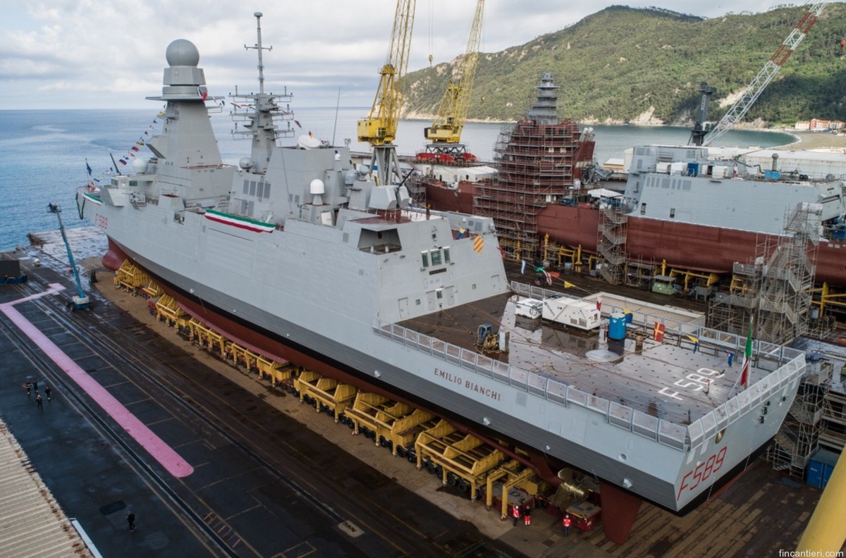 f-599 emilio bianchi its nave bergamini fremm class guided missile frigate ffg italian navy marina militare 05