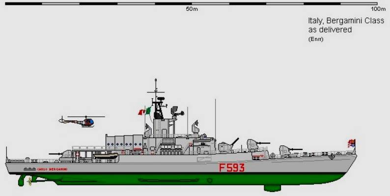 carlo bergamini class frigate italian navy luigi rizzo virginio fasan margottini