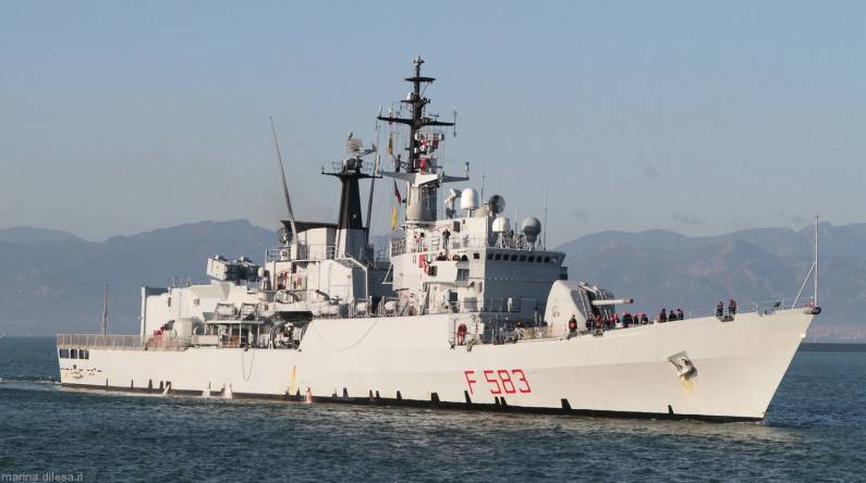 soldati class frigate f 583 its aviere italian navy
