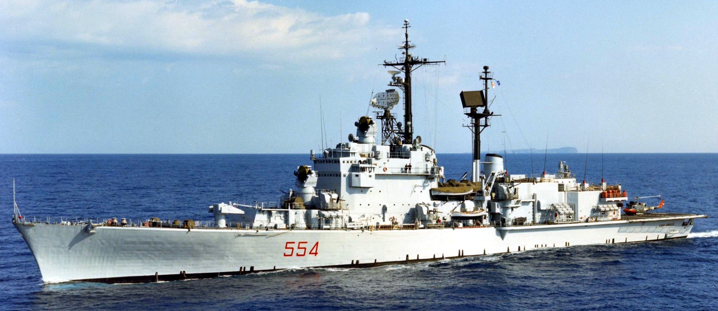 c-554 caio duilio guided missile helicopter cruiser italian navy andrea doria class nave marina militare 09
