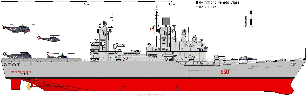 c-550 its vittorio veneto helicopter cruiser guided missile italian navy 08 drawing
