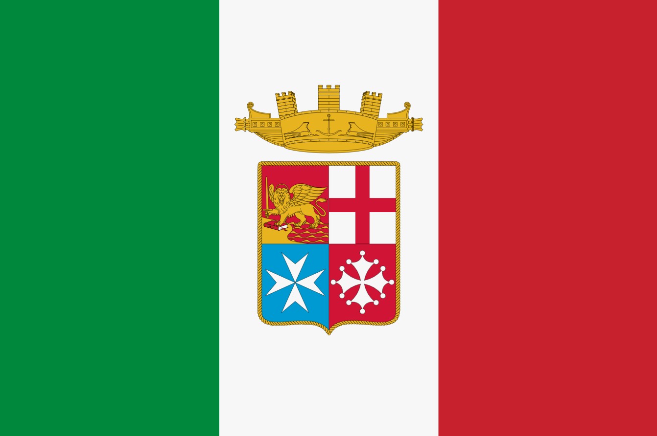 italian navy marina militare italiana flag jack insignia