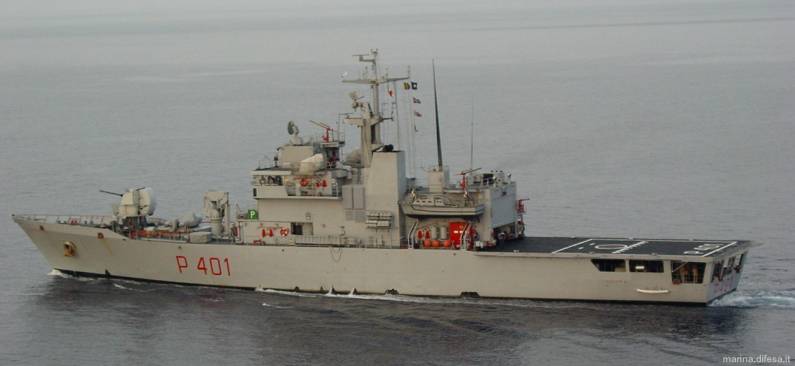 p 401 its cassiopea offshore patrol vessel opv italian navy