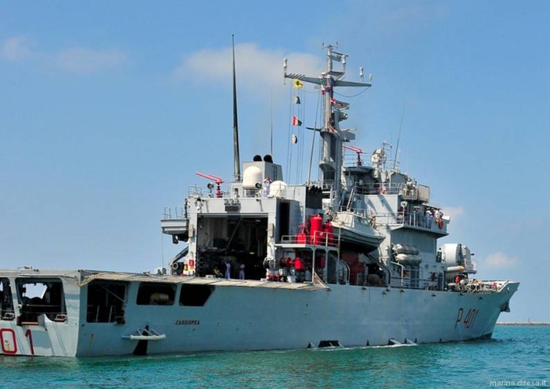 p 401 its cassiopea opv italian navy