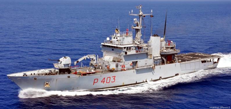 p 403 its spica cassiopea class offshore patrol vessel opv italian navy