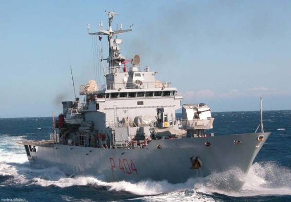 p 404 its nave vega cassiopea class offshore patrol vessel opv italian navy marina militare italiana fincantieri