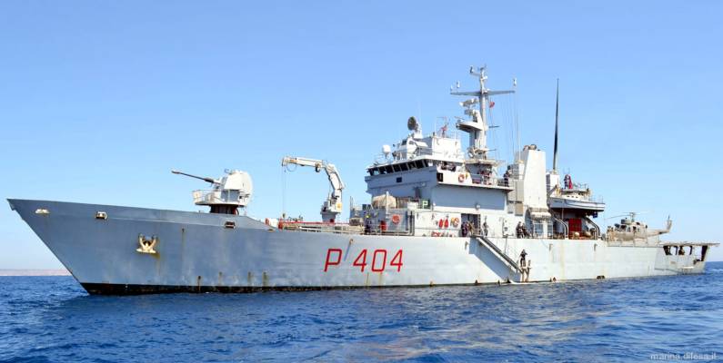 p 404 its vega cassiopea class offshore patrol vessel opv italian navy