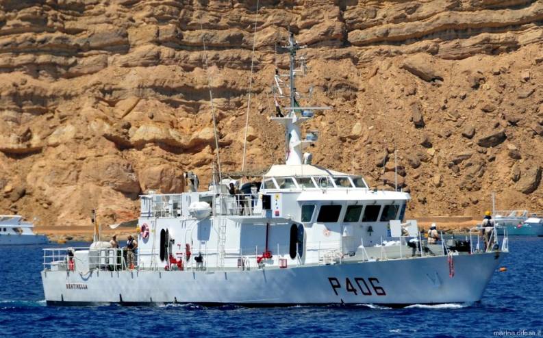 p 406 sentinella esploratore class patrol vessel italian navy