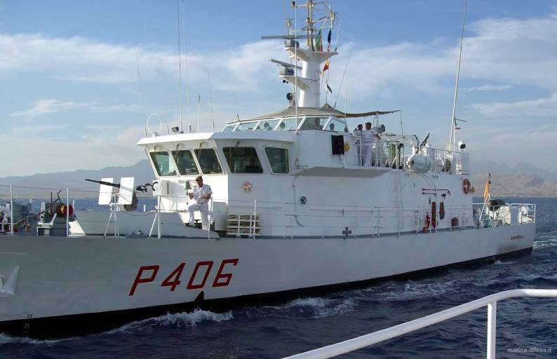 p 406 its sentinella esploratore class patrol vessel italian navy