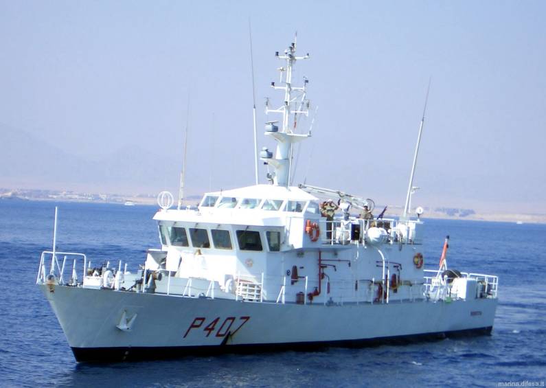 p-407 its vedetta esploratore class patrol vessel