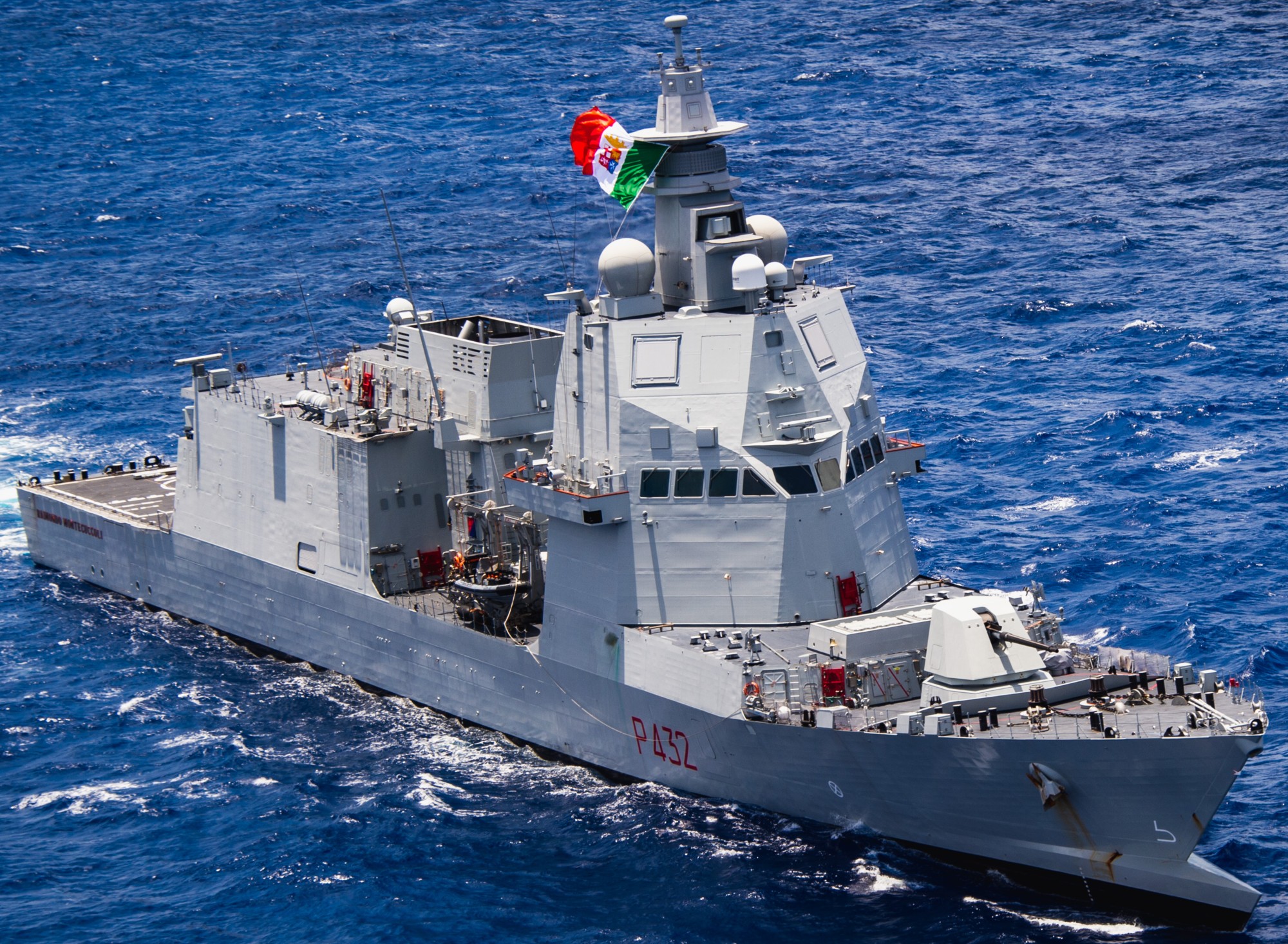 p-432 raimondo montecuccoli offshore patrol vessel opv ppa nave its italian navy marina militare rimpac 2024 34