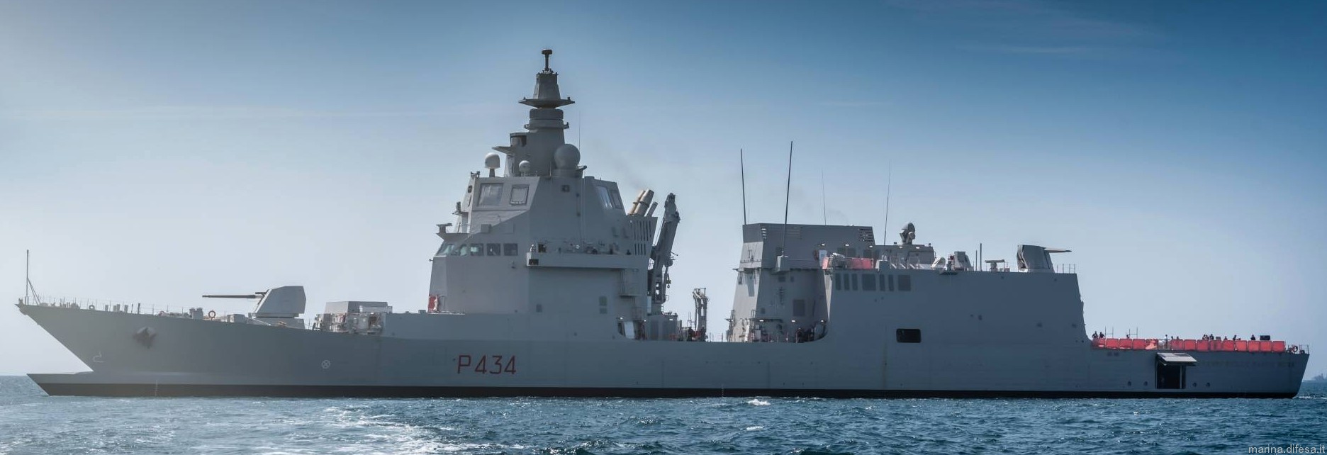 paolo thaon di revel class offshore patrol vessel opv p-434 giovanni delle bande nere ppa pattugliatore polivalente d'altura italian navy marina militare 03x