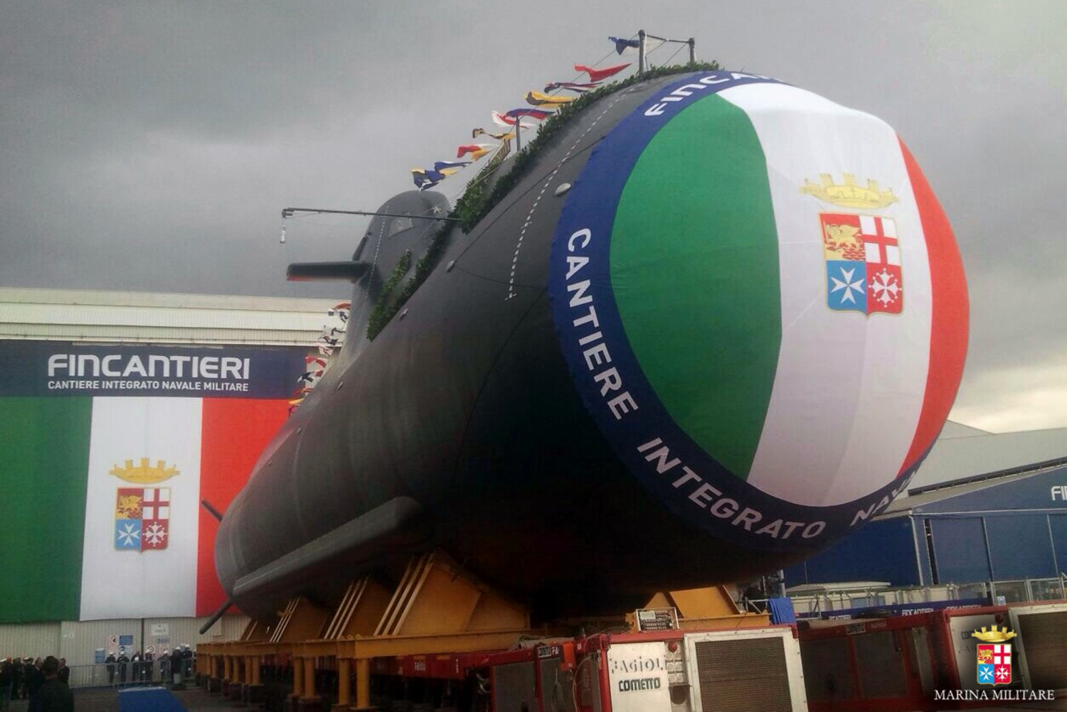 its pietro venuti s-528 smg todaro type 212a class submarine italian navy marina militare varo fincantieri 21