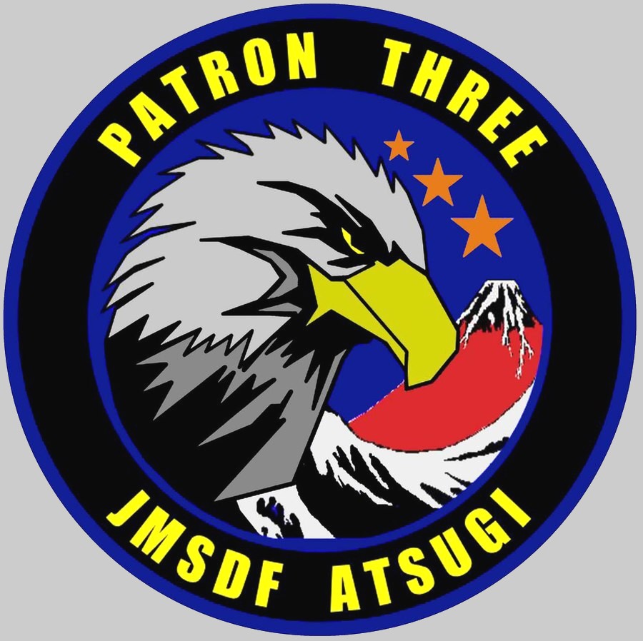 air patrol squadron 3 fleet air vp-3 insignia crest patch japan maritime self defense force jmsdf