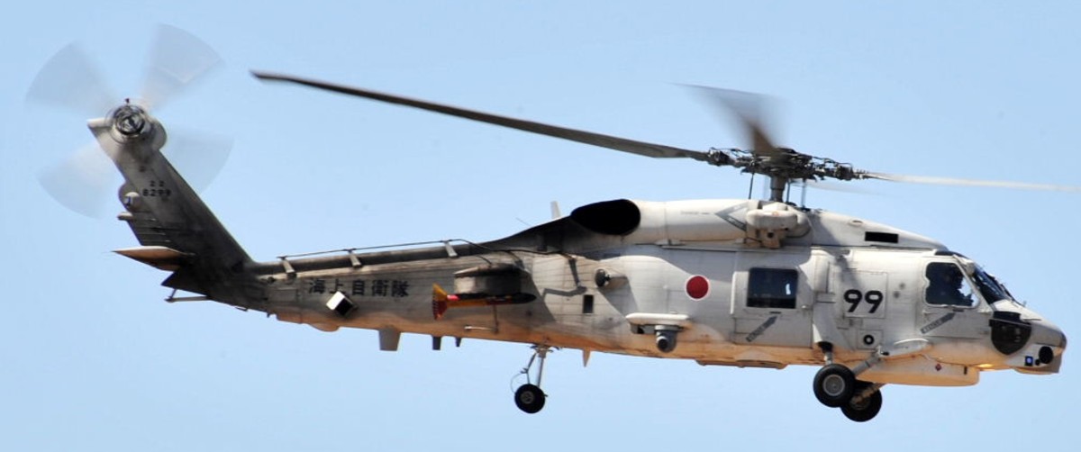 mitsubishi sh-60j naval helicopter anti submarine japan maritime self defense force seahawk jmsdf 8299 02