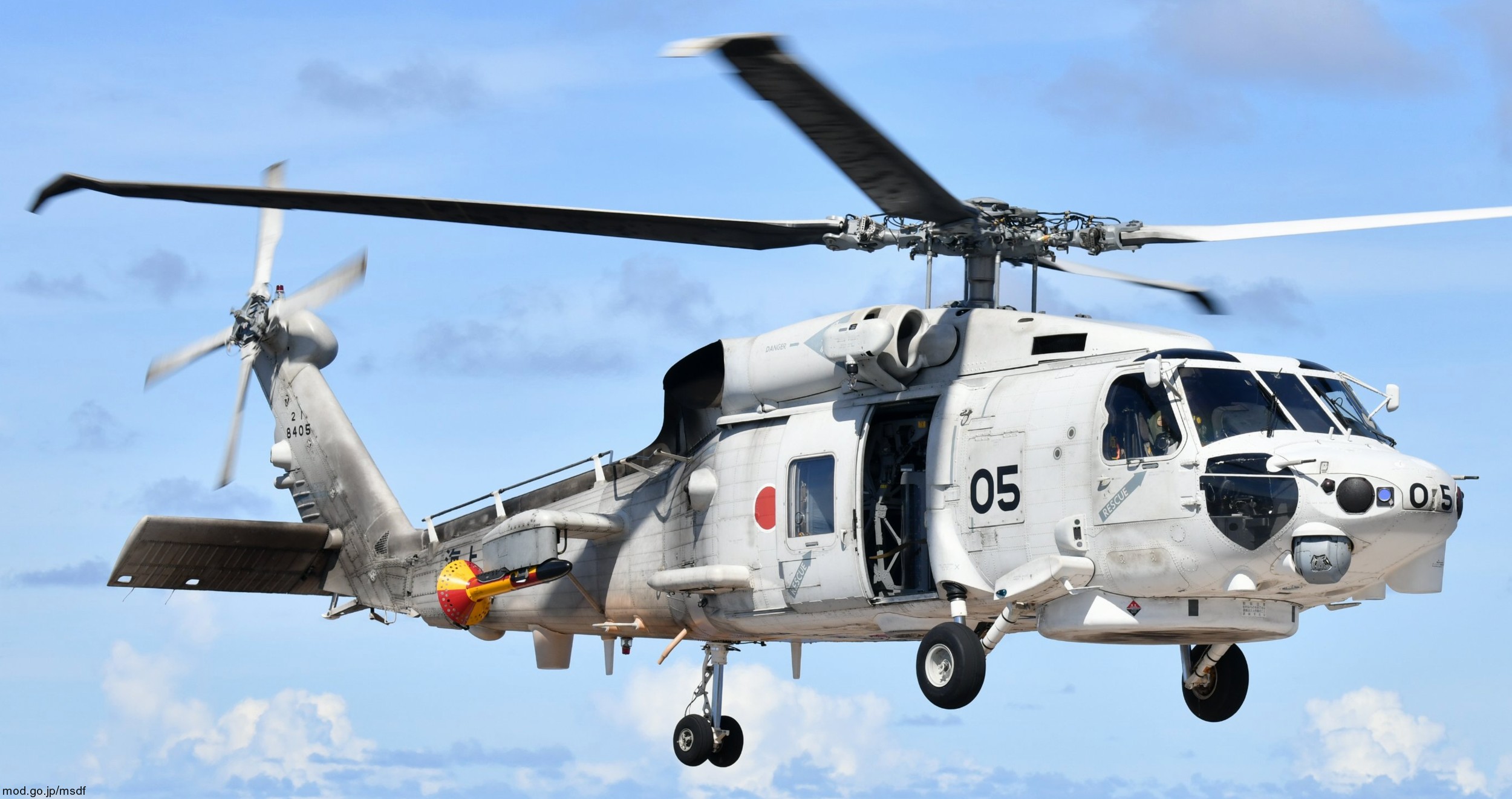 mitsubishi sh-60k helicopter anti submarine japan maritime self defense force jmsdf navy seahawk 8405 04