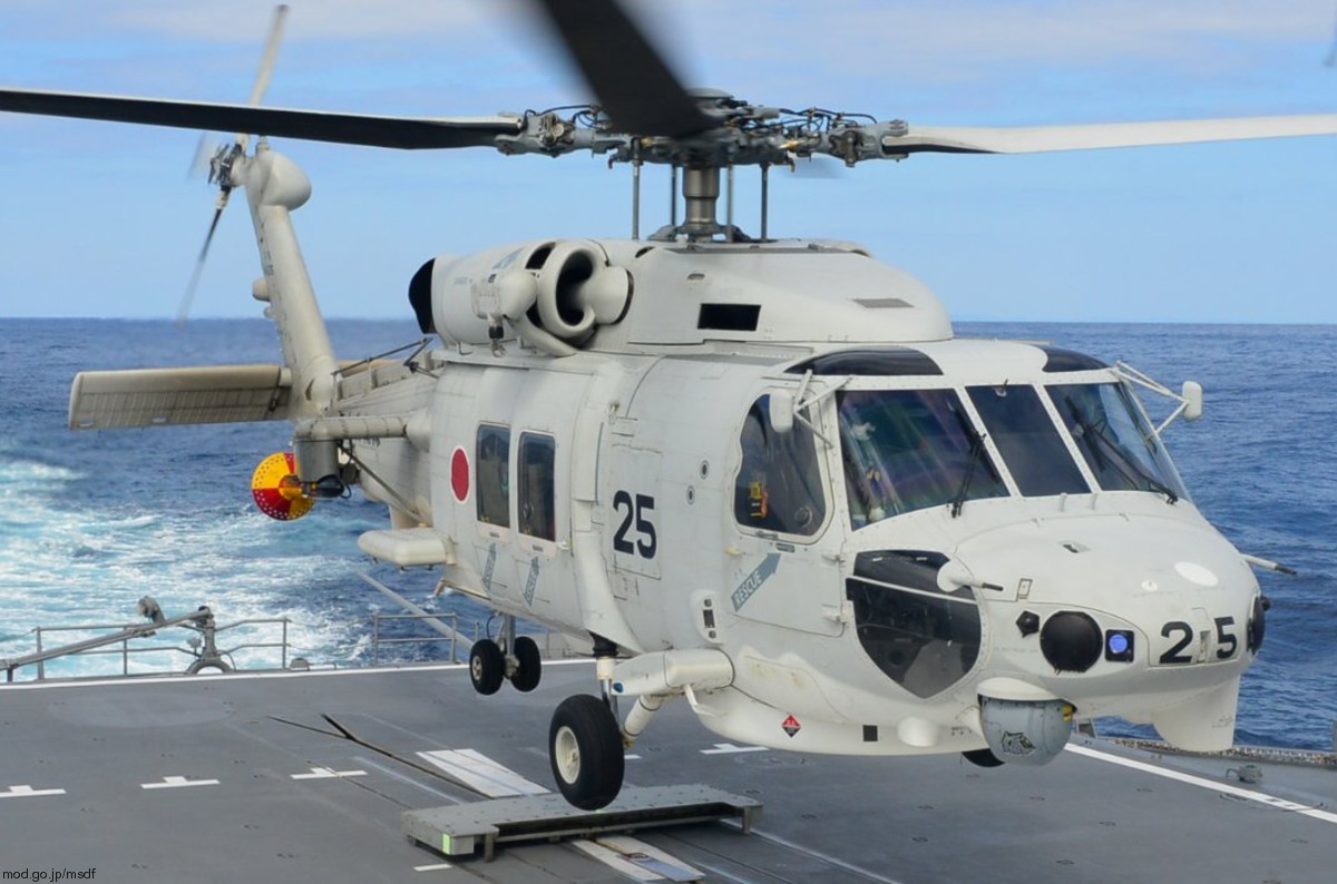 mitsubishi sh-60k helicopter anti submarine japan maritime self defense force jmsdf navy seahawk 8425 02