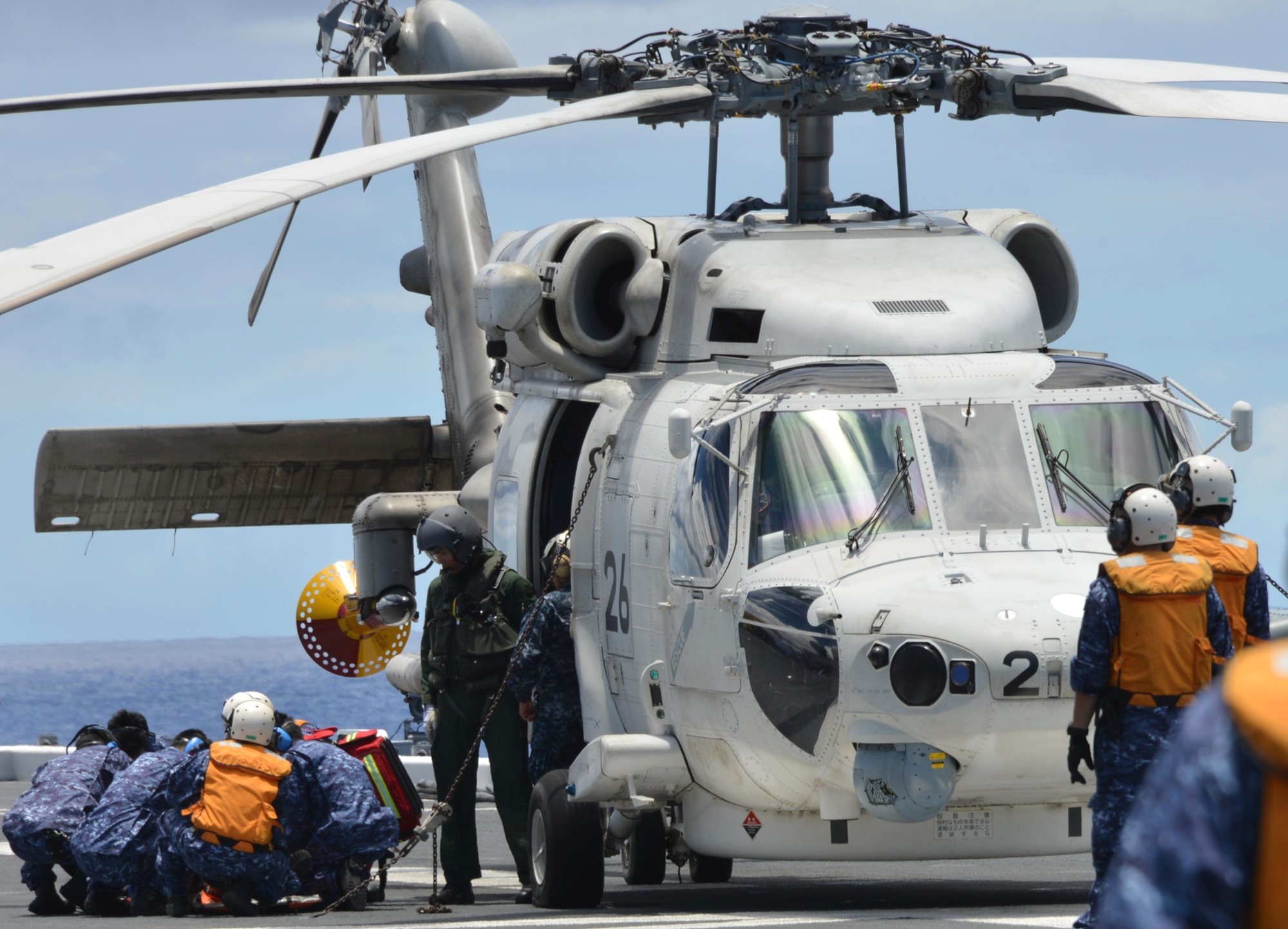 mitsubishi sh-60k helicopter anti submarine japan maritime self defense force jmsdf navy seahawk 8426 05