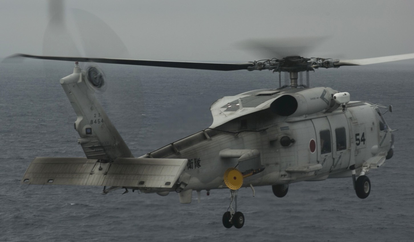 mitsubishi sh-60k helicopter anti submarine japan maritime self defense force jmsdf navy seahawk 8454 04