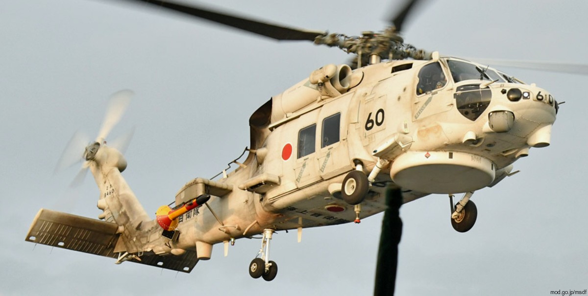 mitsubishi sh-60k helicopter anti submarine japan maritime self defense force jmsdf navy seahawk 8460 02