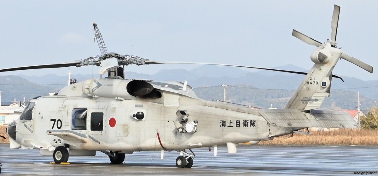 mitsubishi sh-60k helicopter anti submarine japan maritime self defense force jmsdf navy seahawk 8470 05