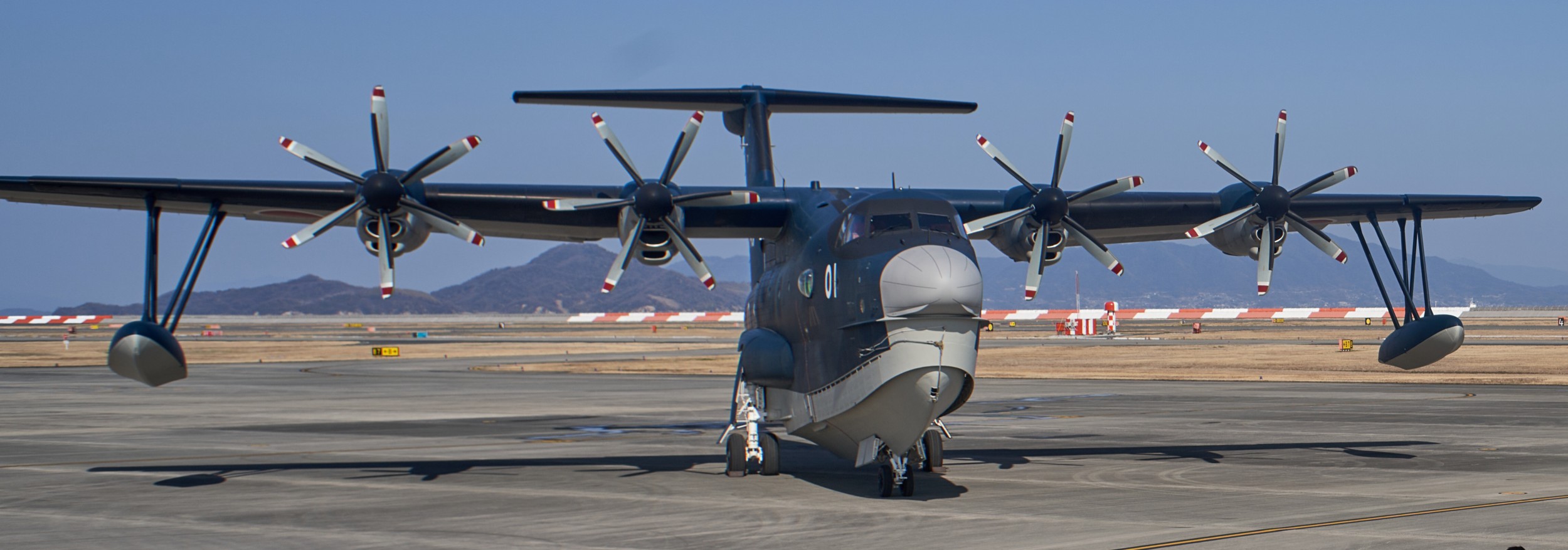 shin maywa us-2 flying boat japan maritime self defense force jmsdf sar 71 squadron atsugi 9901 06