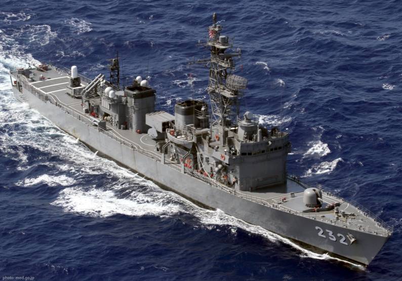 de 232 jds sendai abukuma class destroyer escort japan maritime self defense force
