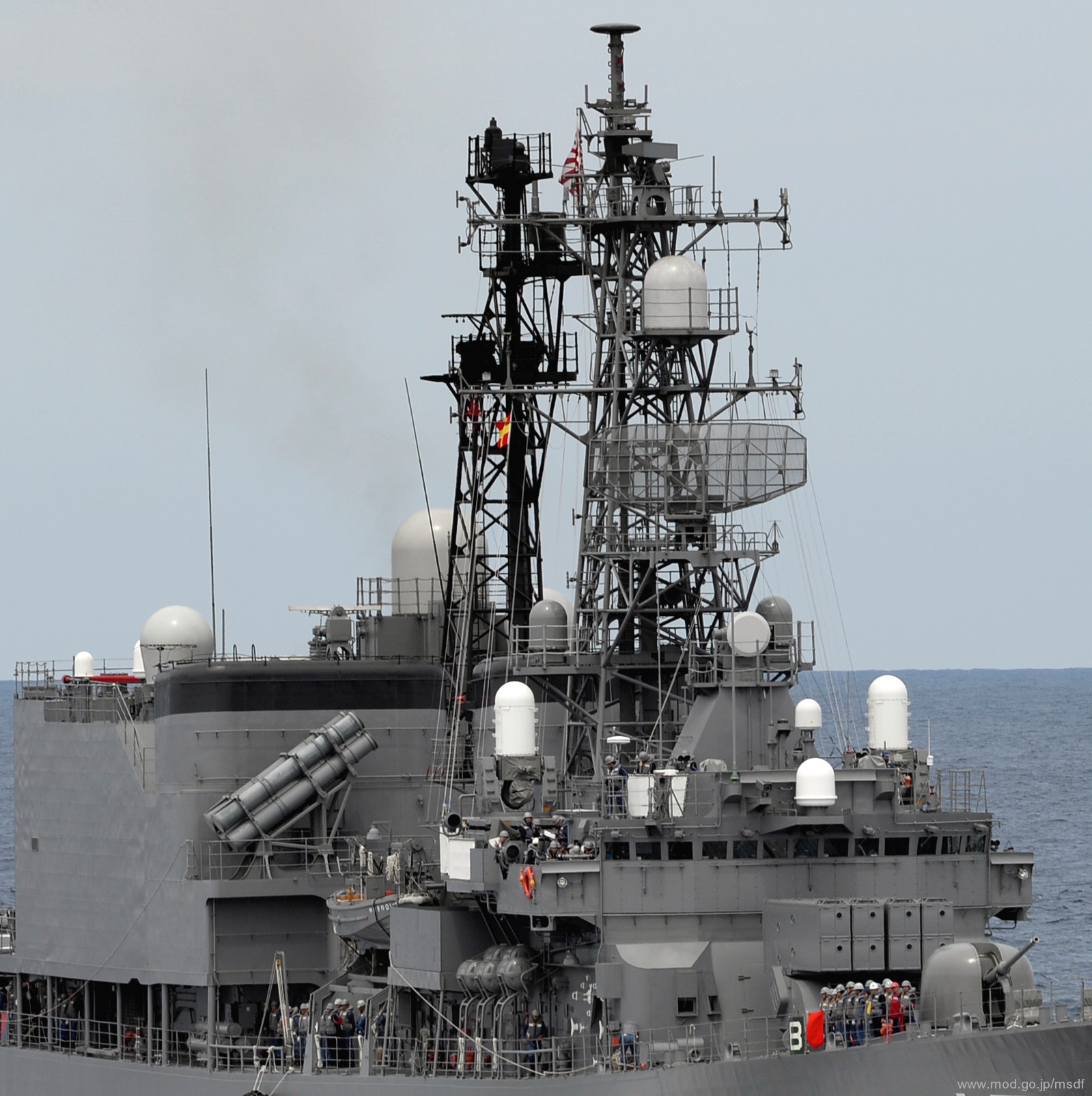 asagiri class destroyer japan maritime self defense force jmsdf mast details armament mk.141 harpoon launcher mk.15 ciws 07