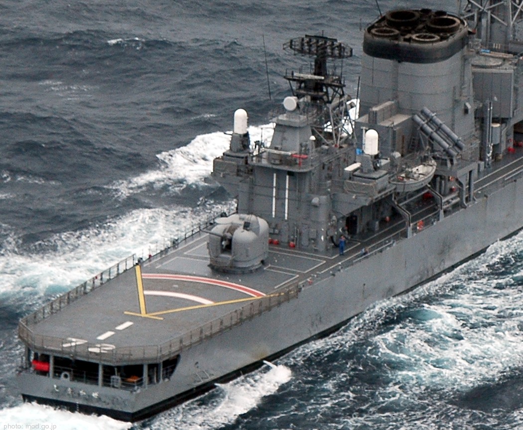 hatakaze class guided missile destroyer ddg jmsdf armament helicopter landing pad deck