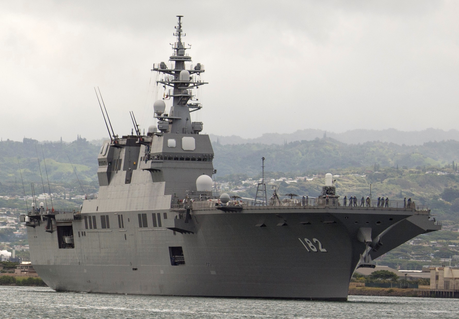 ddh-182 jds ise hyuga class helicopter destroyer japan maritime self defense force jmsdf 22