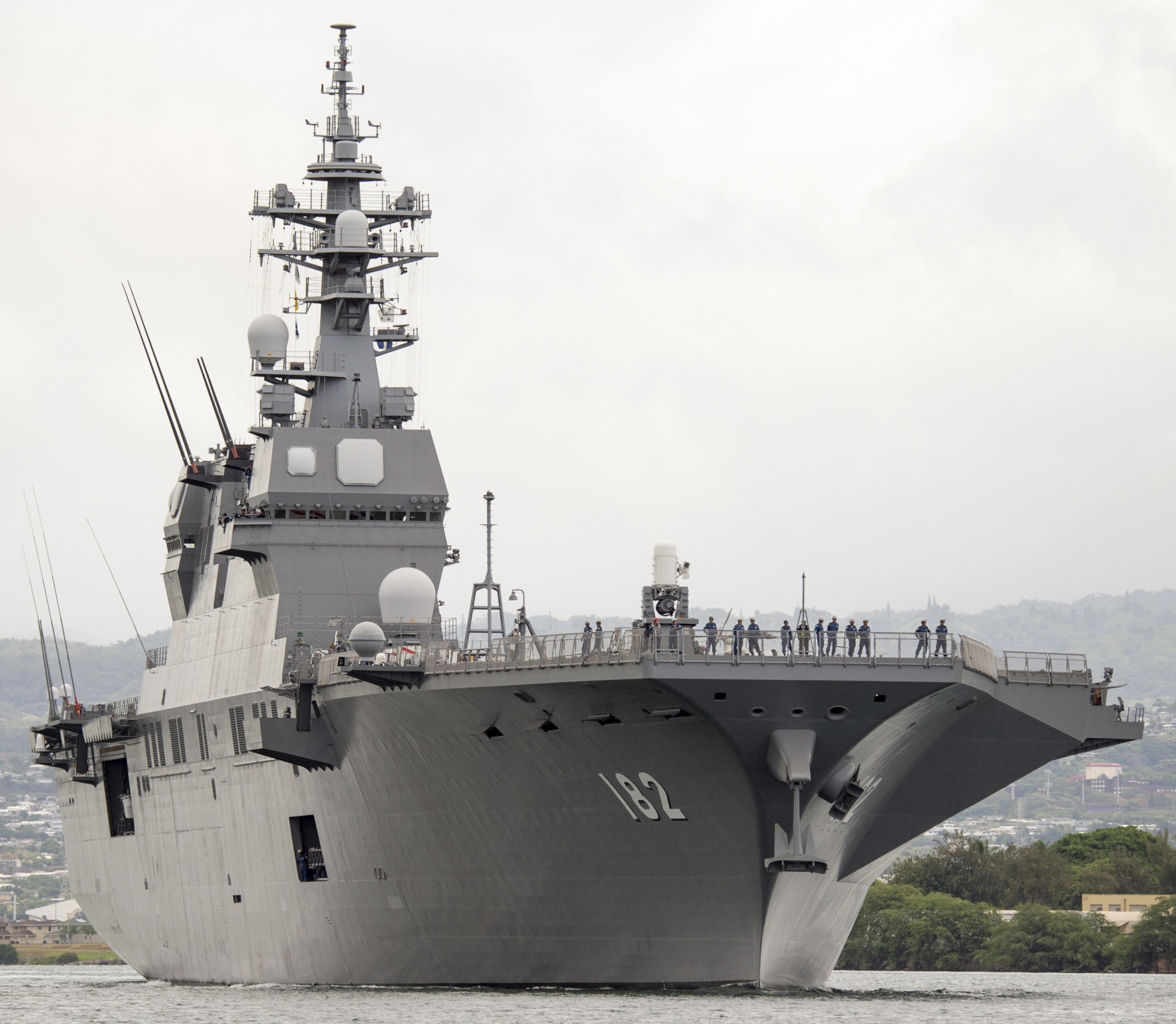 ddh-182 jds ise hyuga class helicopter destroyer japan maritime self defense force jmsdf 26