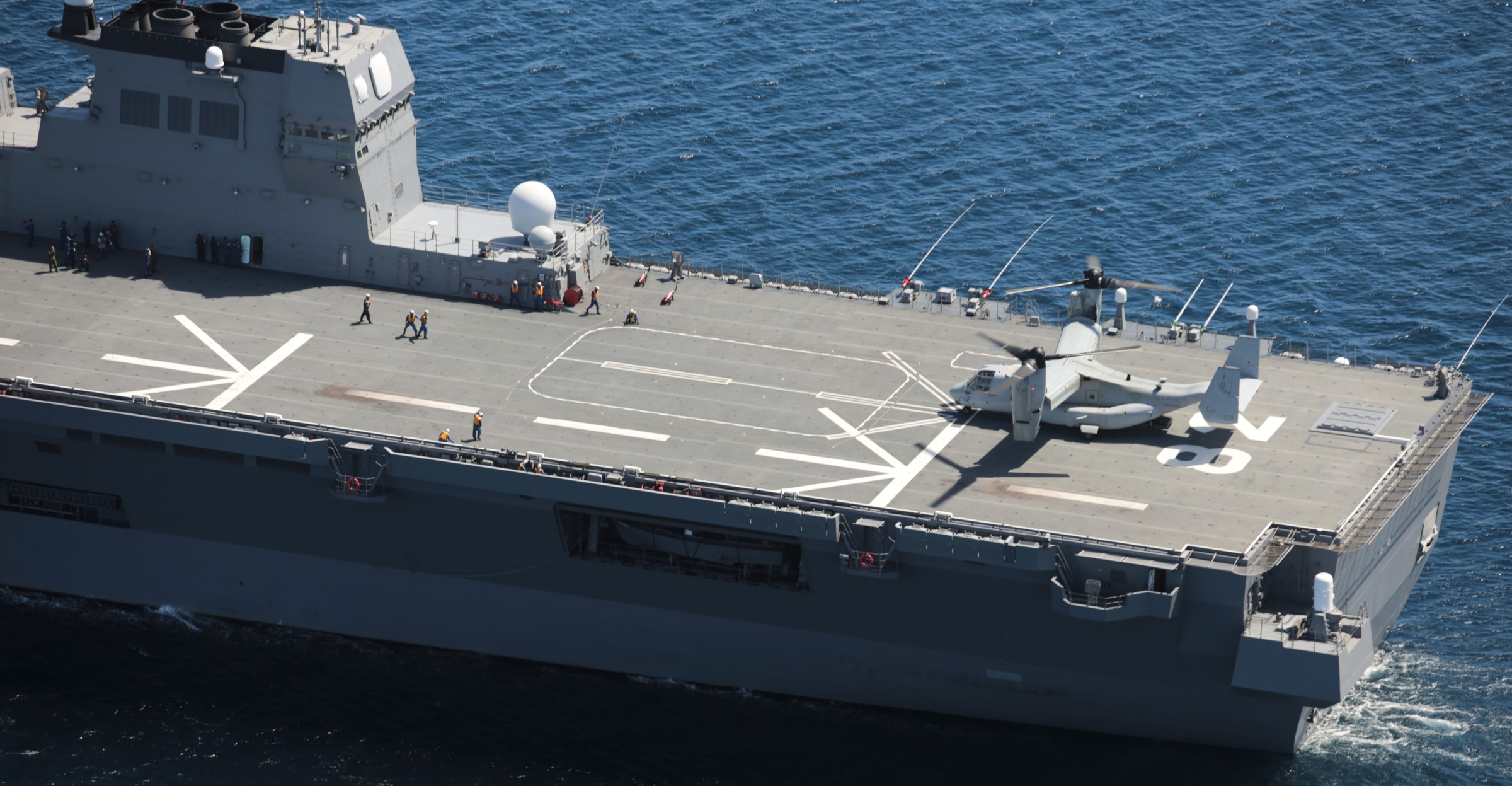 ddh-182 jds ise hyuga class helicopter destroyer japan maritime self defense force jmsdf 45