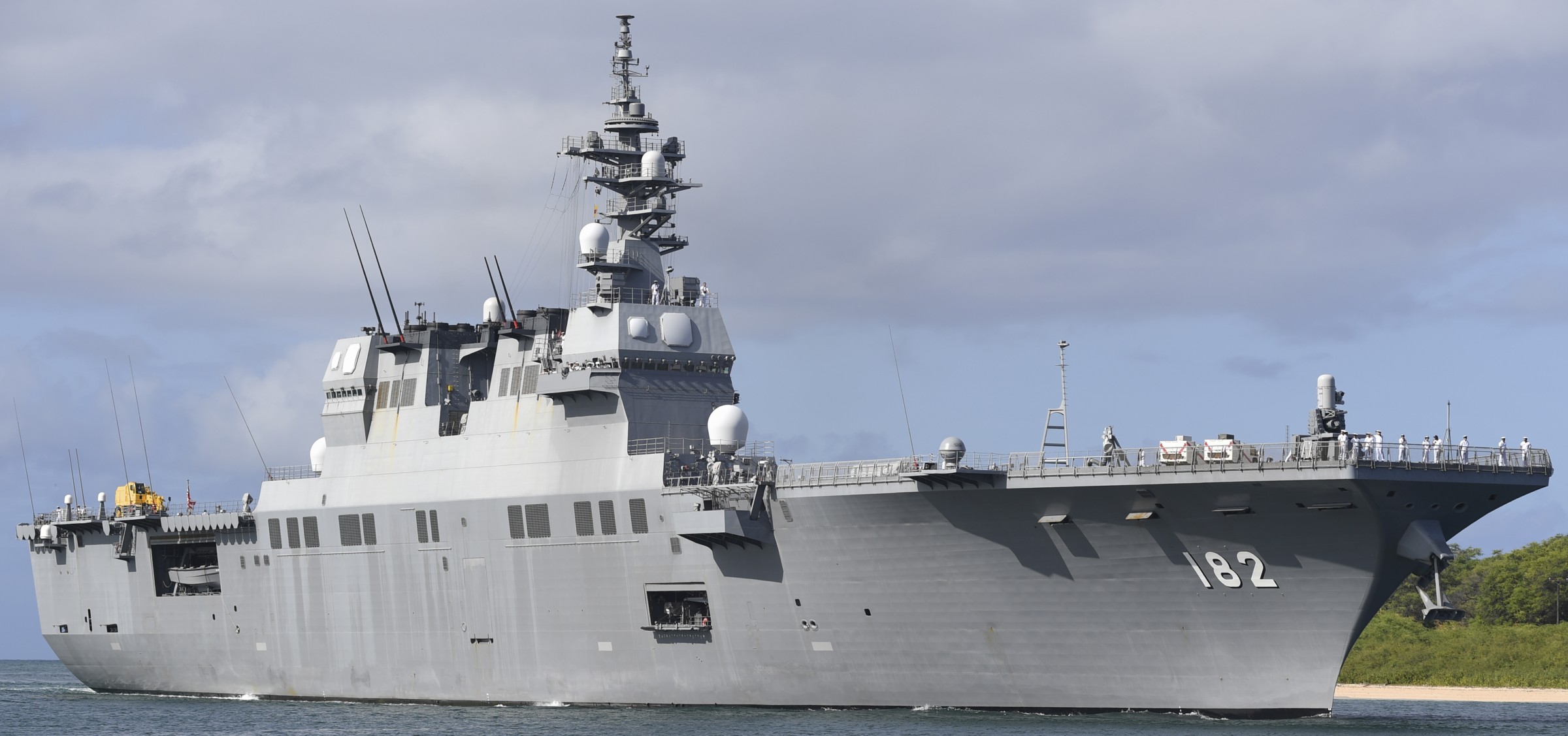 ddh-182 jds ise hyuga class helicopter destroyer japan maritime self defense force jmsdf 55