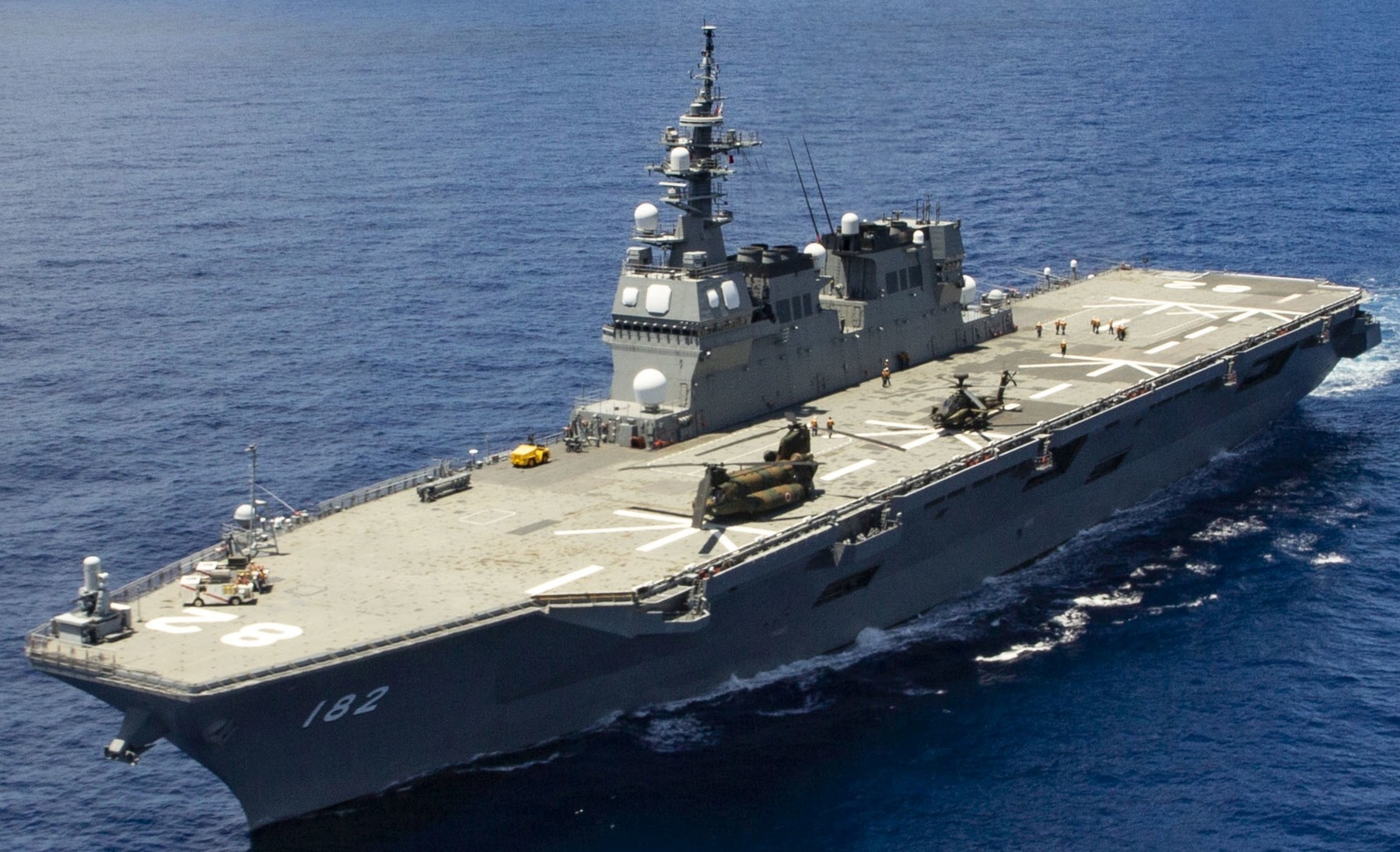 ddh-182 jds ise hyuga class helicopter destroyer japan maritime self defense force jmsdf 61