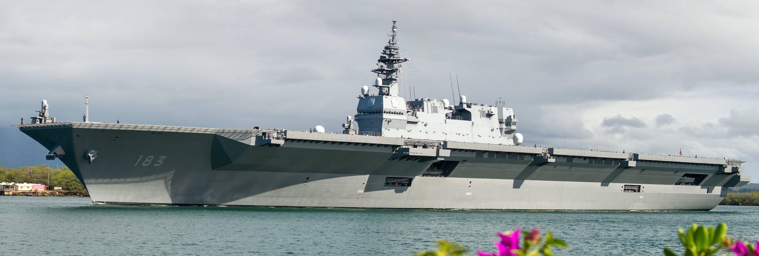 ddh-183 js izumo class helicopter destroyer japan maritime self defense force jmsdf rimpac 43